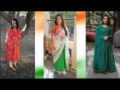 Indian Tri-Color Inspired Outfit Ideas | Tasmiya Ravoof  #tasmiyaravoof#outfitinspirations#tricolor
