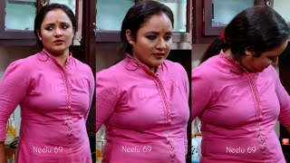 Nisha Sarang  Malayalam Serial Actress Hot  part 1
