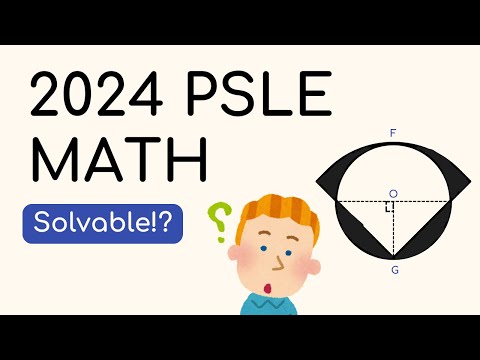 2024 PSLE Question Solved! | Area of Shapes | Primary 6 Math 2025 Curriculum Singapore