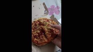 Ordering Regular Cheese Burst Margherita Pizza From Domino's Pizza| Review of Margherita Pizza|