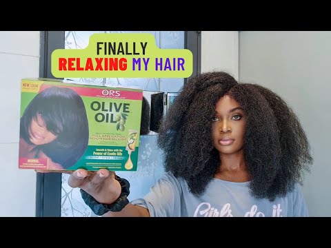 RELAXING MY VIRGIN NATURAL HAIR AT HOME/THE BEST WAY...