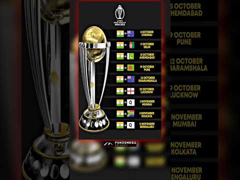 ICC Men's Cricket World Cup 2023 🏆 🇮🇳 || cricket & sports ⚡ ||