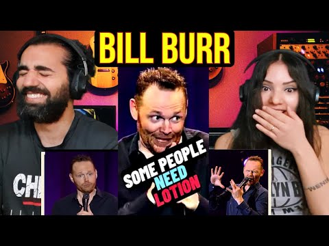 We react to Bill Burr - Plastic Surgery & Lotion 😳😂 (comedy reaction)