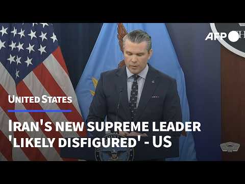 Video Thumbnail: Iranian supreme leader 'wounded,' 'likely disfigured:' Pentagon | AFP
