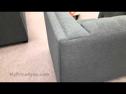 CAIRNS COLLECTION CHARCOAL SOFA 504901 BY COASTER