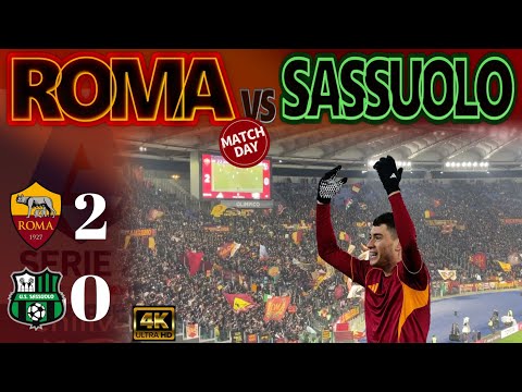 [4K] ROMA 2-0 SASSUOLO｜SERIE-A 2025-26 MATCHDAY 20｜10/01/2026 STADIO OLIMPICO