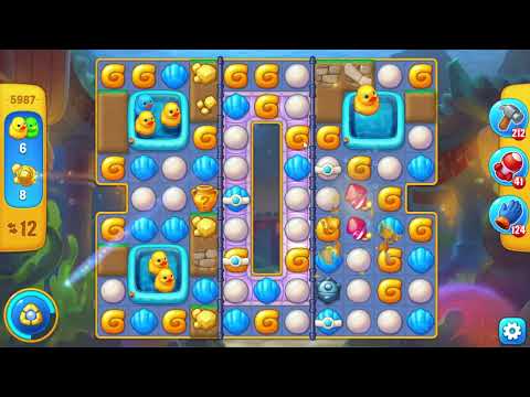 Fishdom 5987 Level - 25 moves - NO BooSTERS