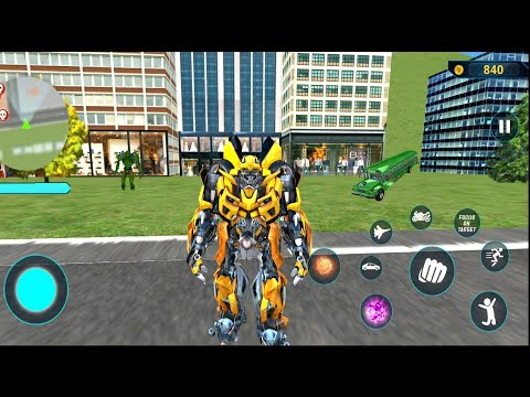 Red Mirage Transformation Jet Robot Car Game 2020 #19 - Android Gameplay