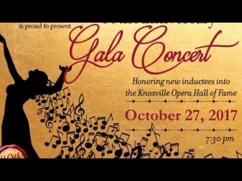 Frank Murphy and the cast of Knoxville Opera's 40th Anniversary Gala Concert