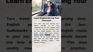 Learn English During Your Commute | English Reading and Listening Practice #englishforbeginners