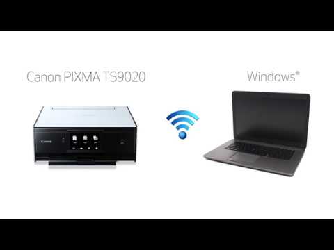 Thumbnail for Canon PIXMA TS9020 - Easy Wireless Connect Method with a Windows Computer