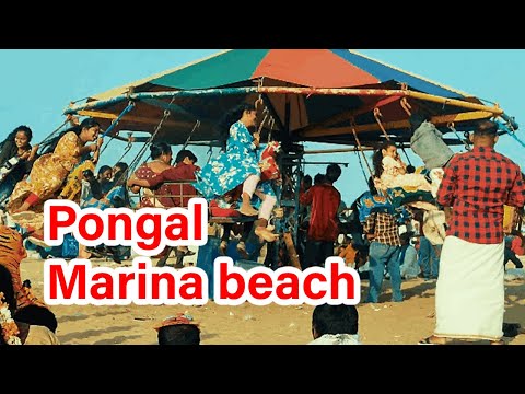 MARINA Beach | Pongal CROWD on Beach | Chennai BEACH | Walkthrough