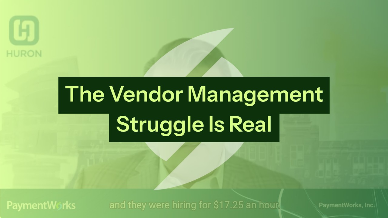 The Vendor Management Struggle Is Real