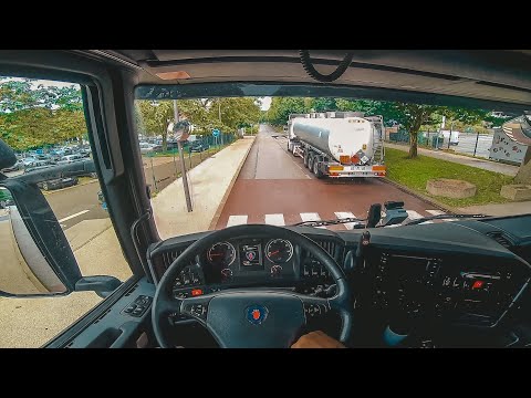 Driving Scania R410 POV - Limay France