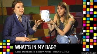 Lena Dunham & Lesley Arfin (GIRLS) - What's In My Bag?