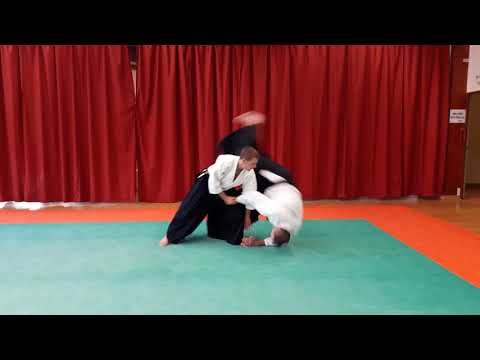 Tachi waza, Yokomen uchi, Ude kime nage