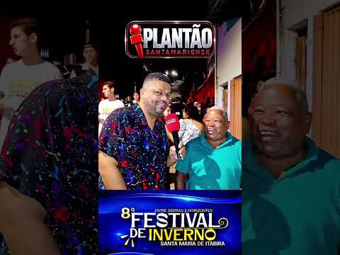 8º Festival de Inverno de Santa Maria de Itabira (MG) 2026 | Diego Jorge | Plantão Santamariense