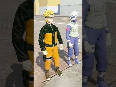 NARUTO VS DRAGON BALL - TEAM BATTLE | #Shorts | #gta5 | #naruto | #dbz