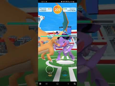 Genesect Solo Raid with LVL 50 Mega Charizard Y - Pokemon GO