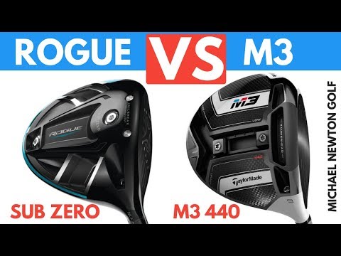 TaylorMade M3 440 Driver VS Callaway Rogue Sub Zero Driver - Battle Of The Low Spin Drivers