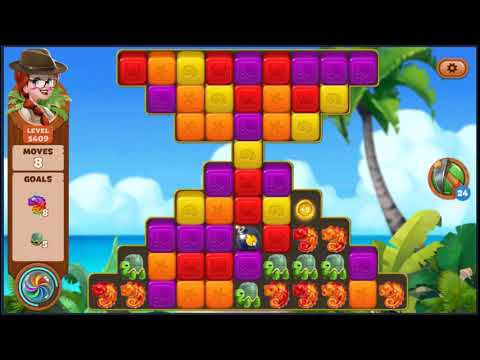 Lost Island Blast Adventure Level 1409 - NO BOOSTERS 🏝️ | SKILLGAMING ✔️