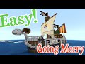 I Made The Going Merry With Minecraft How To Make The Going Merry