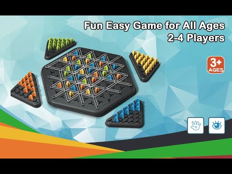 Magy Strateginis virvučių geometrijos stalo žaidimas Chain Game video