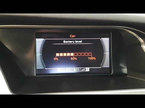 Audi A4 B8 - How to add battery gauge information display