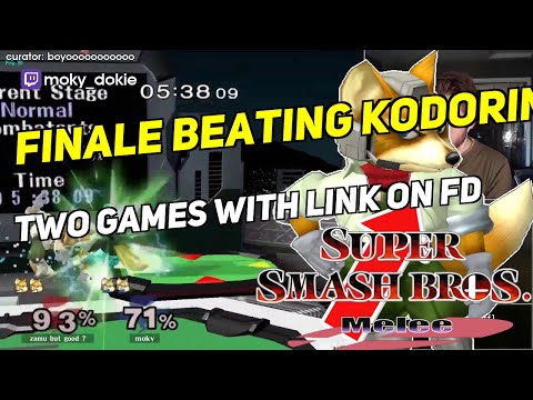 AKLO WINS HNC SEASON 1 FINALE BEATING KODORIN TWO GAMES WITH LINK ON FD | Daily Melee Comm
