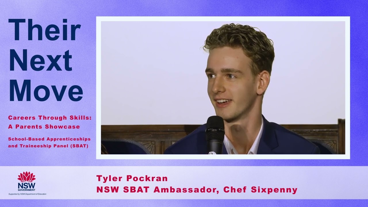 Their Next Move SBAT (School-Based Apprenticeships and Traineeships panel discussion