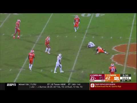 2018 USC vs Clemson - Jacob August 17 Yd Reception