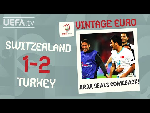 SWITZERLAND 1-2 TURKEY, EURO 2008 | VINTAGE EURO