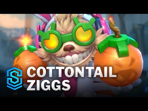 Cottontail Ziggs Wild Rift Skin Spotlight
