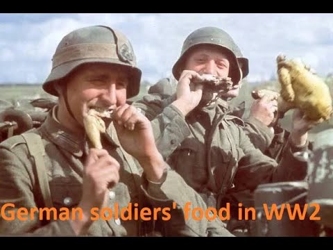 The complete ration of German soldiers during WW2