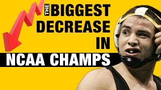 States with the Biggest Drop-Off in NCAA Wrestling Champions