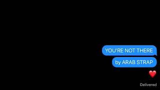 You&#39;re Not There (Official lyric video)