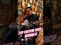ESP Custom Shop Arrivals James Hetfield Truckster ESP Eclipse Glitter Storm Finishes Alexi Laiho