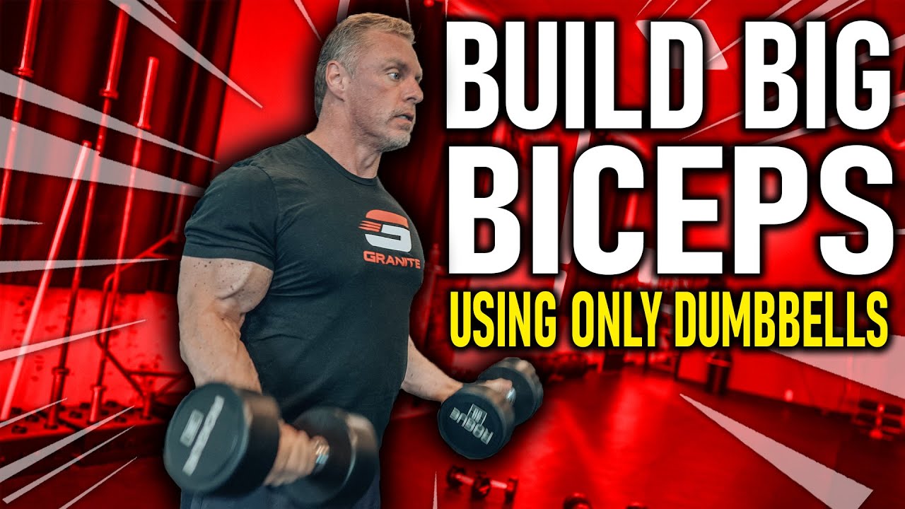 MASS Building Bicep Workout (USING ONLY DUMBBELLS)