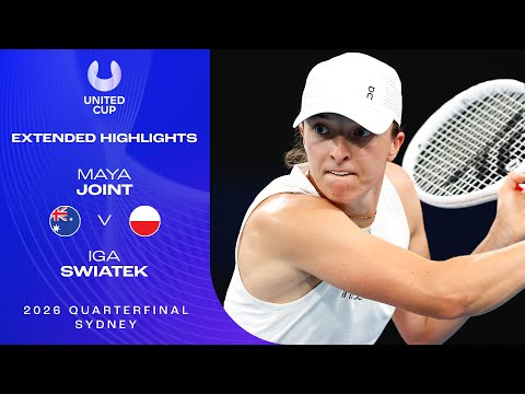 Maya Joint v Iga Swiatek Extended Highlights | United Cup 2026 Quarterfinal