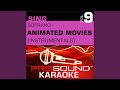 With A Smile And A Song Karaoke Instrumental Track In The Style Of Snow White