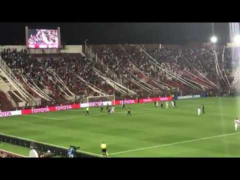 Lanús vs River gol de Scocco hincha de river en la tribuna