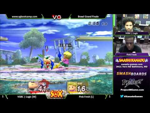 S@X Weekly - VGBC | Logic (Olimar) Vs. Pink Fresh (Lucas) SSBB Grand Finals - Smash Bros. Brawl