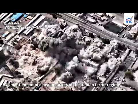 Israeli military releases video said to show strikes on Iranian military... | GMA Integrated News