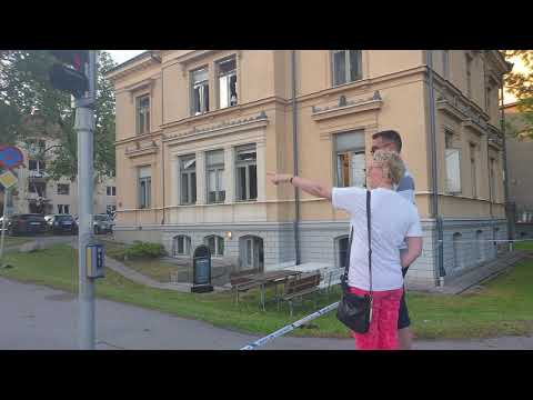 Sprängplatsen - sprängning i Linköping 2019-06-07