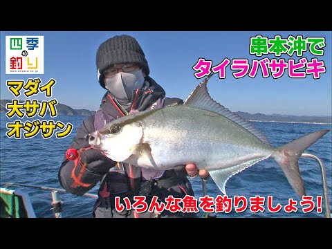 串本沖でタイラバサビキ　いろんな魚を釣りましょう！（四季の釣り/2021年3月5日放送）