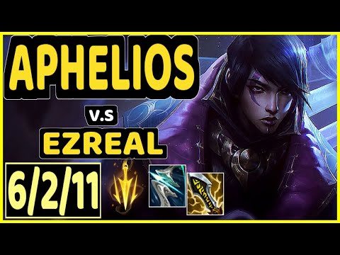 SARKIS (APHELIOS) vs EZREAL - 6/2/11 KDA BOTTOM ADC GAMEPLAY - BR Ranked MASTER