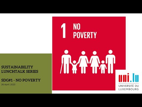 Sustainability LunchTalk - SDG #1 - No poverty