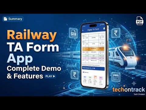 TA Diary Railway TA Calculator video thumbnail