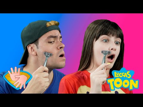 👋🏻LIBRAS👋🏾 COPIEI MEU IRMÃO POR 24 HORAS DESAFIO - IRMÃO VS IRMÃ