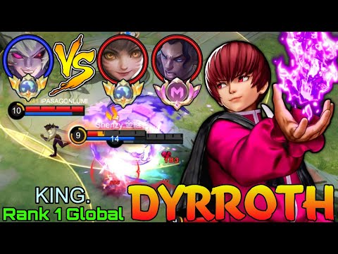 Monster Hybrid Dyrroth VS Top Global Wanwan & Supreme Brody - Top 1 Global Dyrroth by KING. - MLBB